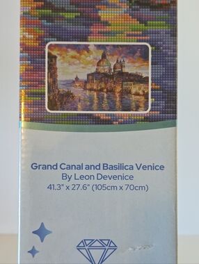 NEW Diamond Art Club "Grand Canal and Basilica Venice" Leon Devenice DISCONTINUE